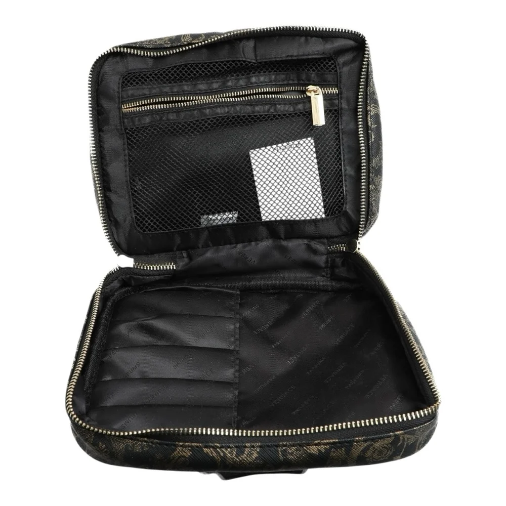 Versace Parfums Black Gold Baroque Cosmetic Bag One Size